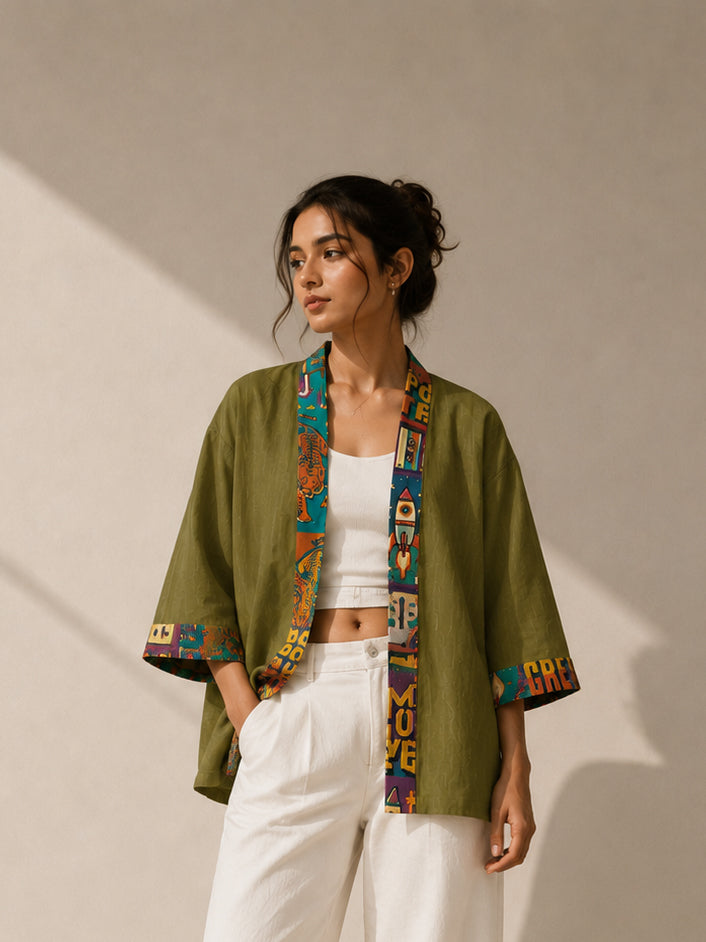 Air Kimono | Olive | Drop 001 | 2026